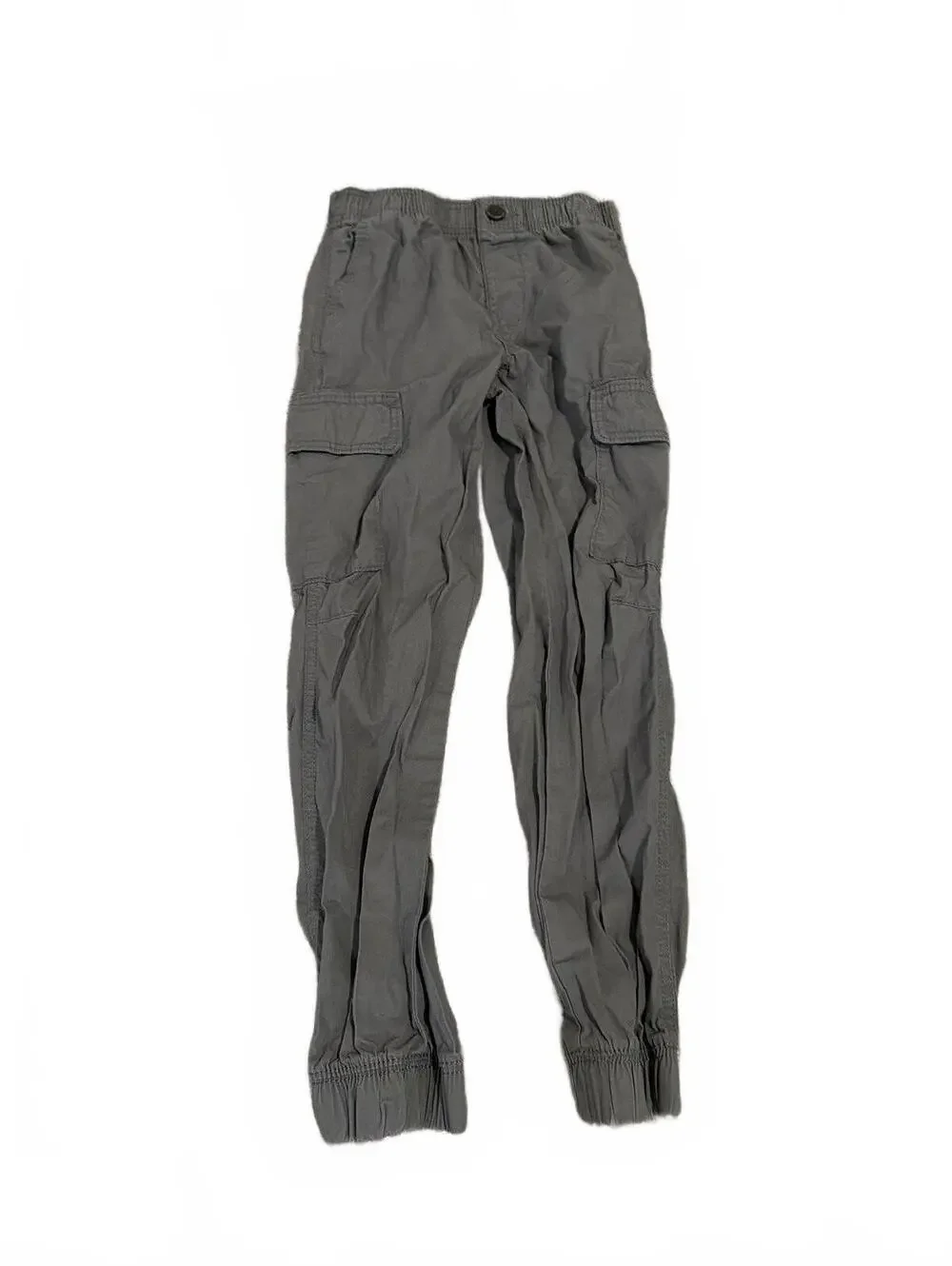 OshKosh B'gosh Boys Gray Cargo Jogger Pants 8/8A (Medium)